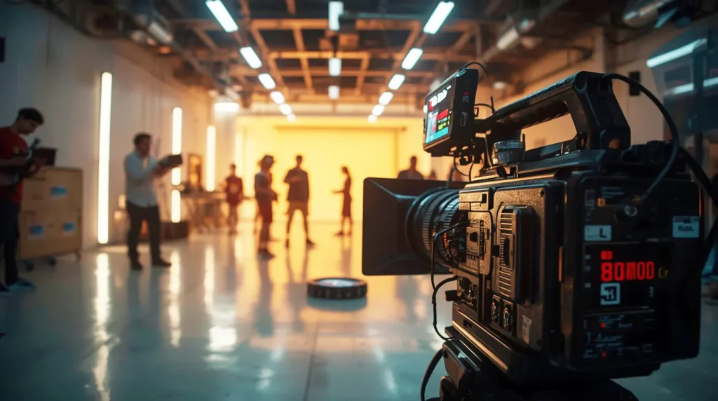 Команда VHS Продакшн за работой в студии